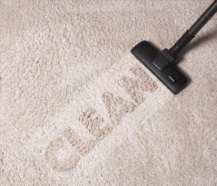 clean text on carpet